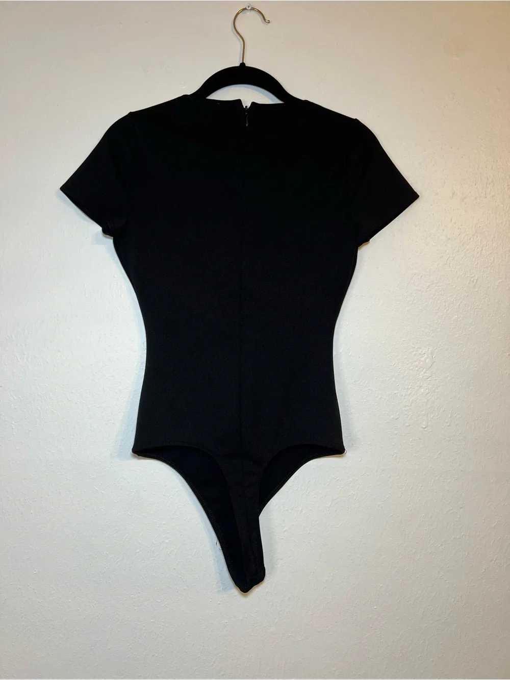 Show Me Your Mumu square neck Black Short-Sleeve One-Piece Bodysuit